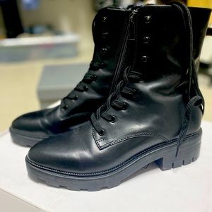 Dolce Vita Black Combat Boots